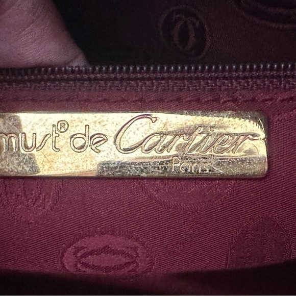 Cartier “Must de” Boston Satchel - Picture 3 of 11